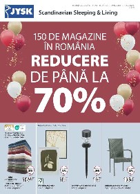 JYSK - Reducere de pana la 70% | 07 Martie - 05 Aprilie